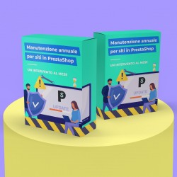Manutenzione standard annuale per siti in PrestaShop