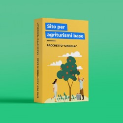 Sito per agriturismi base - Pacchetto "Singola"